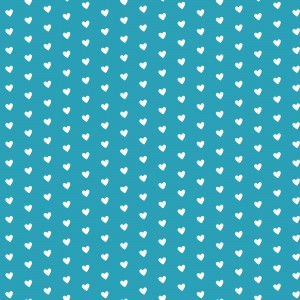 Light Sea Green Heart Shape Pattern